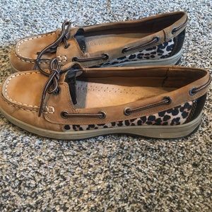 Naturalizer shoes. cheetah print, Boat shoes